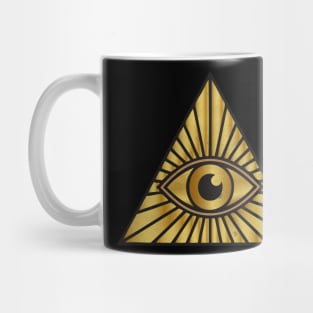 Gold Illuminati Mug